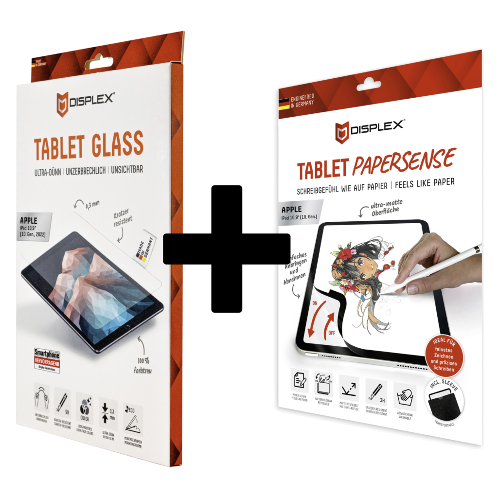 Displex Bundle Tablet Glass + PaperSense • TabletKlasse