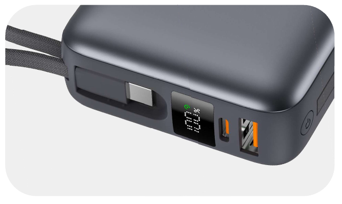 Tucano Powerbank 20K mit integriertem Kabel – Bild 3